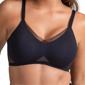 Underoutfit Black Mesh Trim Bra
